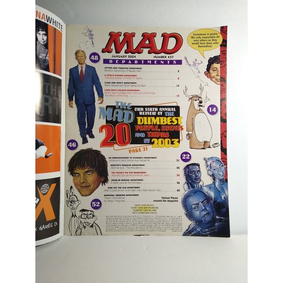 MAD Magazine #437 Mission Impossible Lord Of The Rings Comic Book January 2004 - Picture 2 of 5